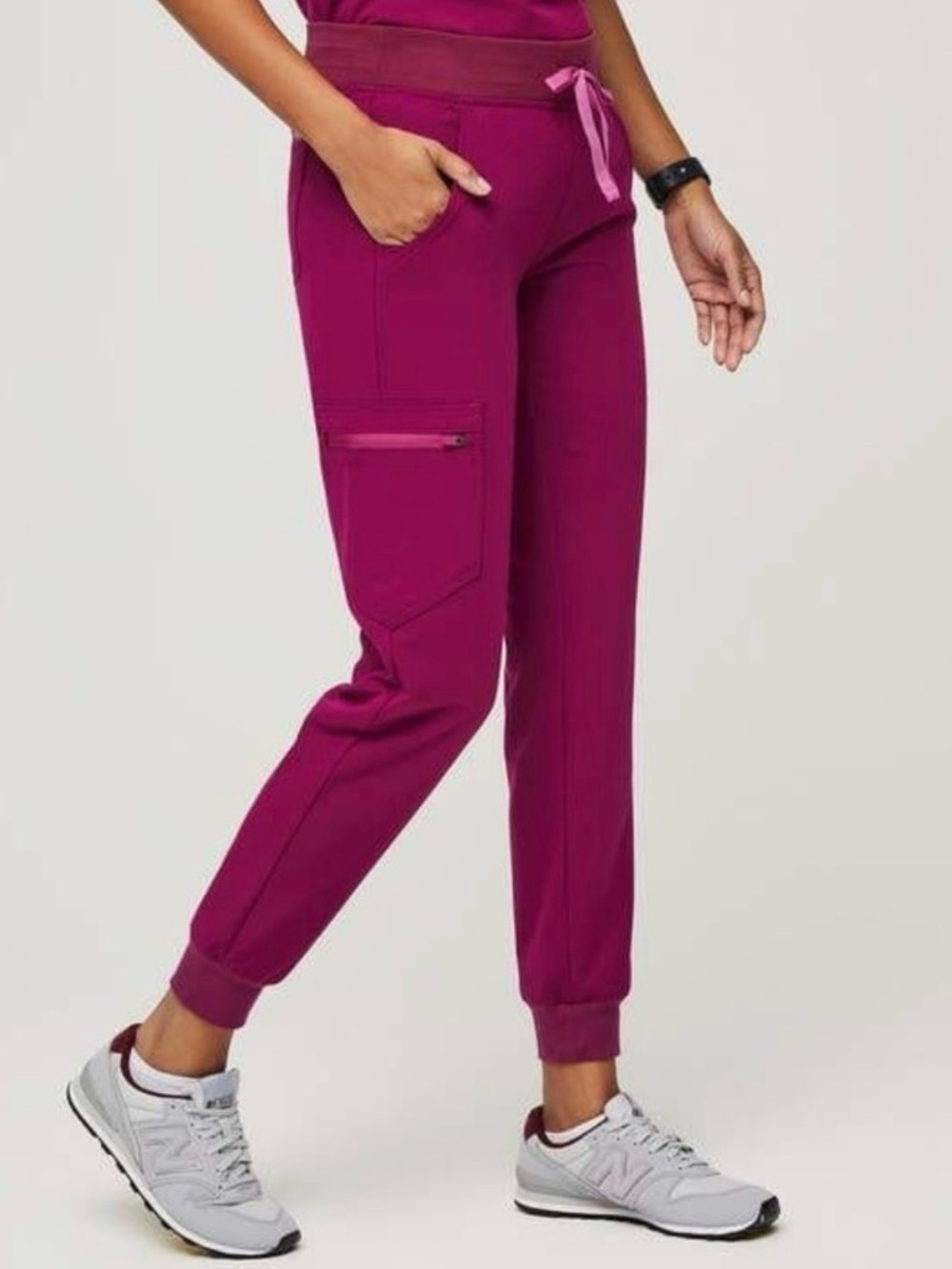 Figs Magenta Medical Scrub Pants